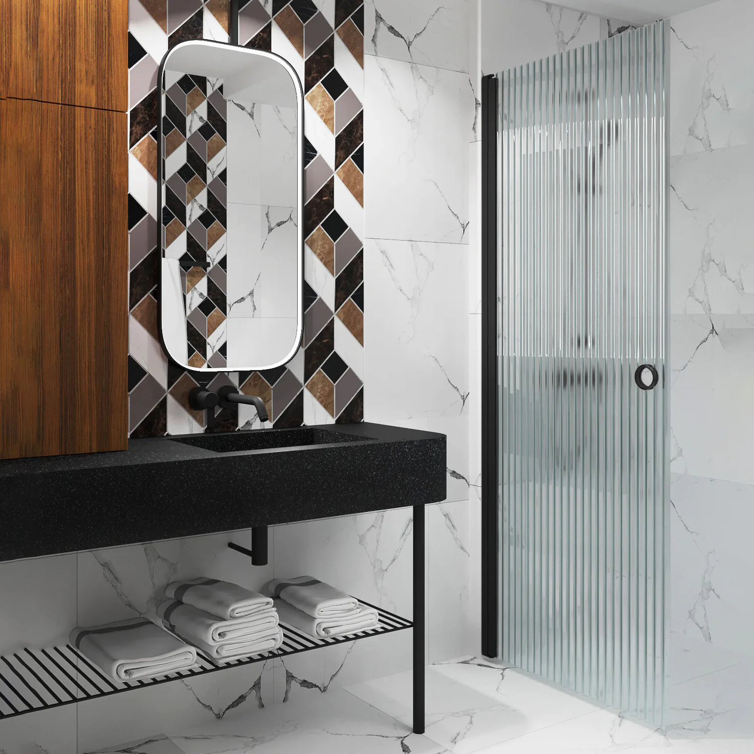 Duschdörr Hietakari Rand F12