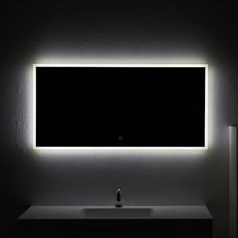 Spegel Swebad Ravalen med Belysning