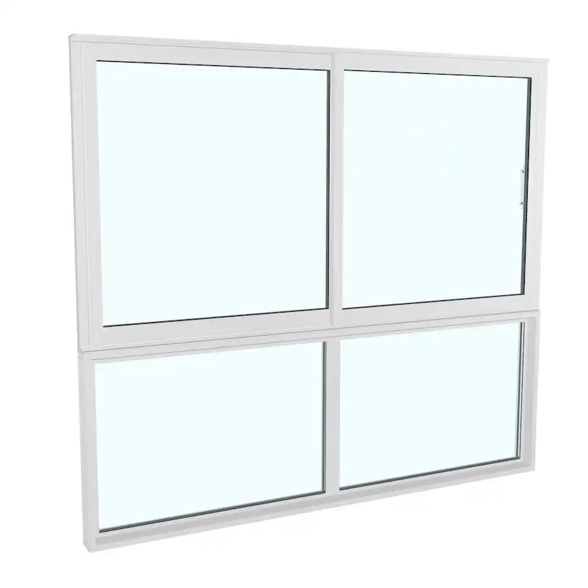 Skjutfönster med fast underdel Landskap Robust Året Runt 2-del
