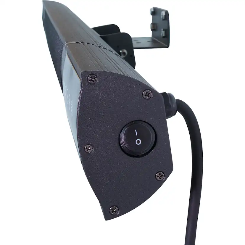 Infravärmare SunRed RD-DARK-25, Vägghängd Terrassvärmare med 2500 W Effekt