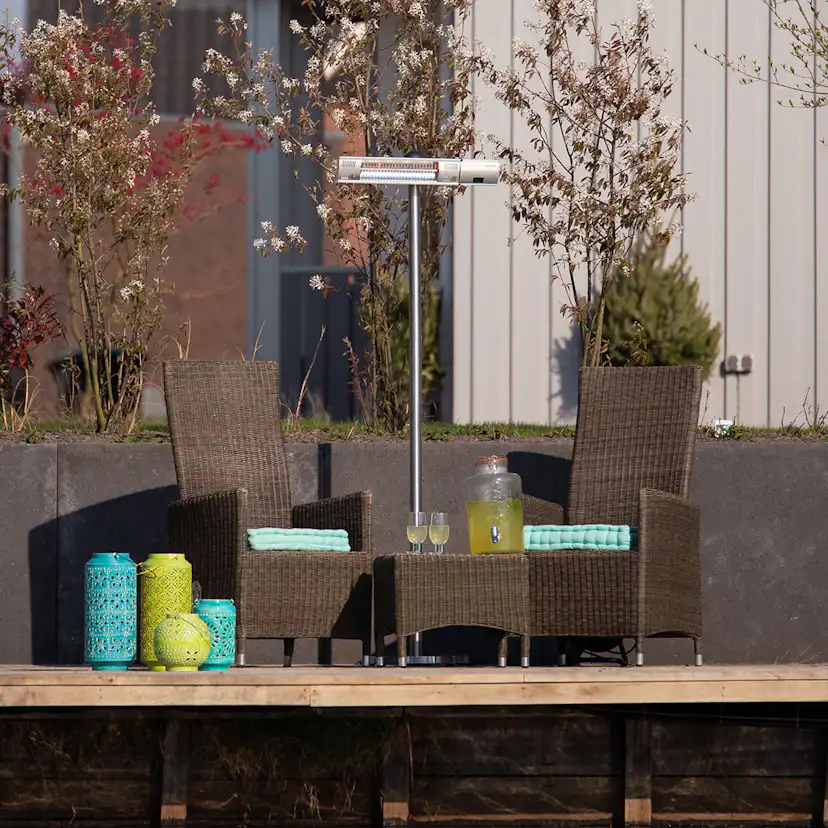 Terrassvärmare SunRed Ultra RD-SILVER-2000S