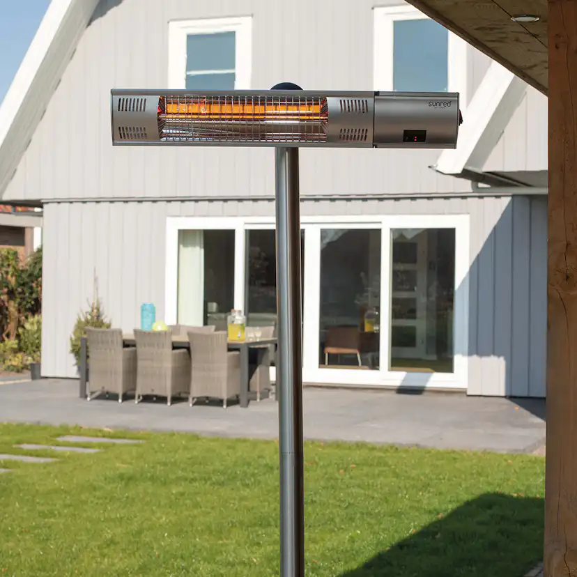 Terrassvärmare SunRed Ultra RD-SILVER-2000S