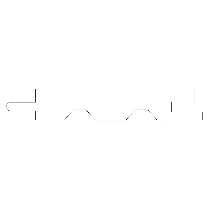 Bastupanel CENT Radiatafuru Värmebehandlad STS4