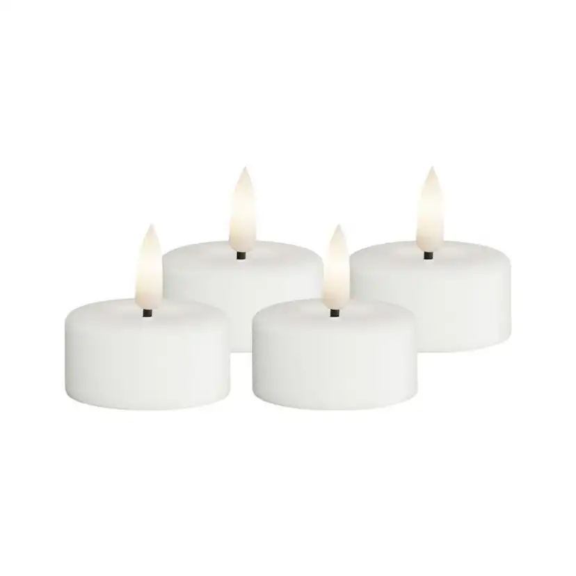 LED-Värmeljus DeluxeHomeart 3,5x4 cm 4-pack