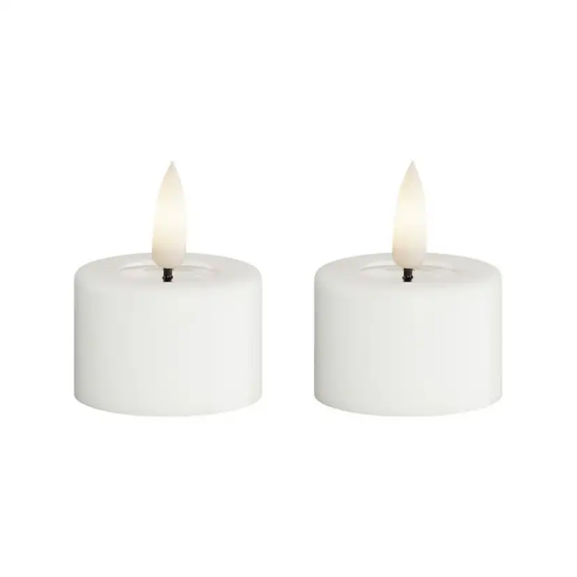 LED-Värmeljus DeluxeHomeart 4x5,5 cm 2-pack