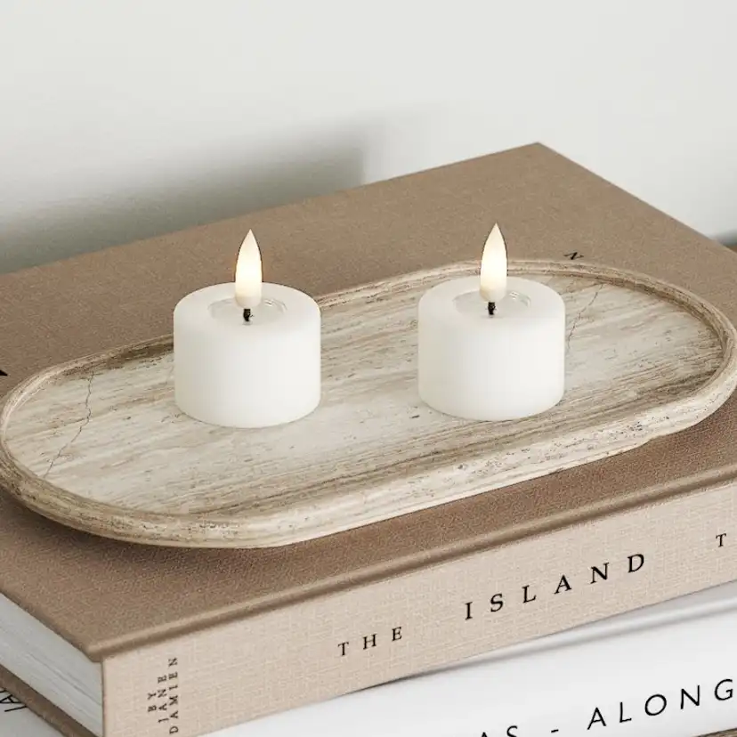 LED-Värmeljus DeluxeHomeart 4x5,5 cm 2-pack