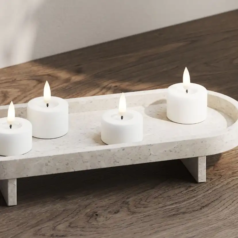 LED-Värmeljus DeluxeHomeart 4x5,5 cm 2-pack