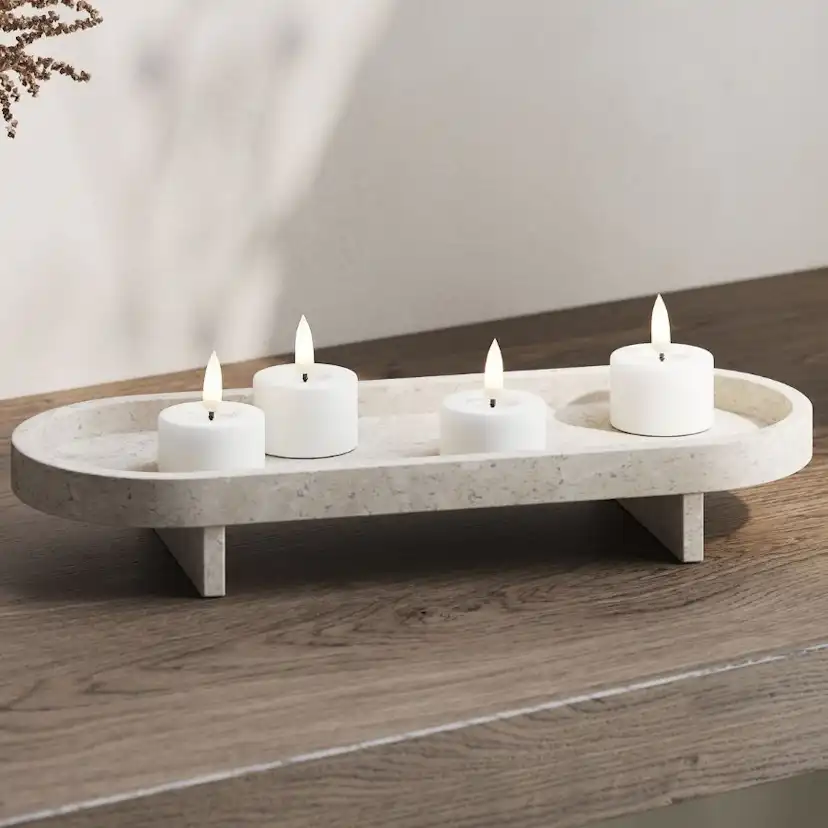 LED-Värmeljus DeluxeHomeart 4x5,5 cm 2-pack