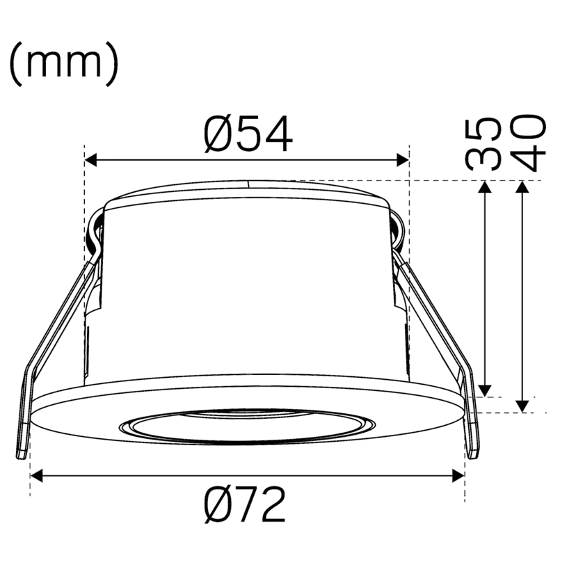 LED-downlight Hide-a-lite Optic S Quick ISO 6-pack