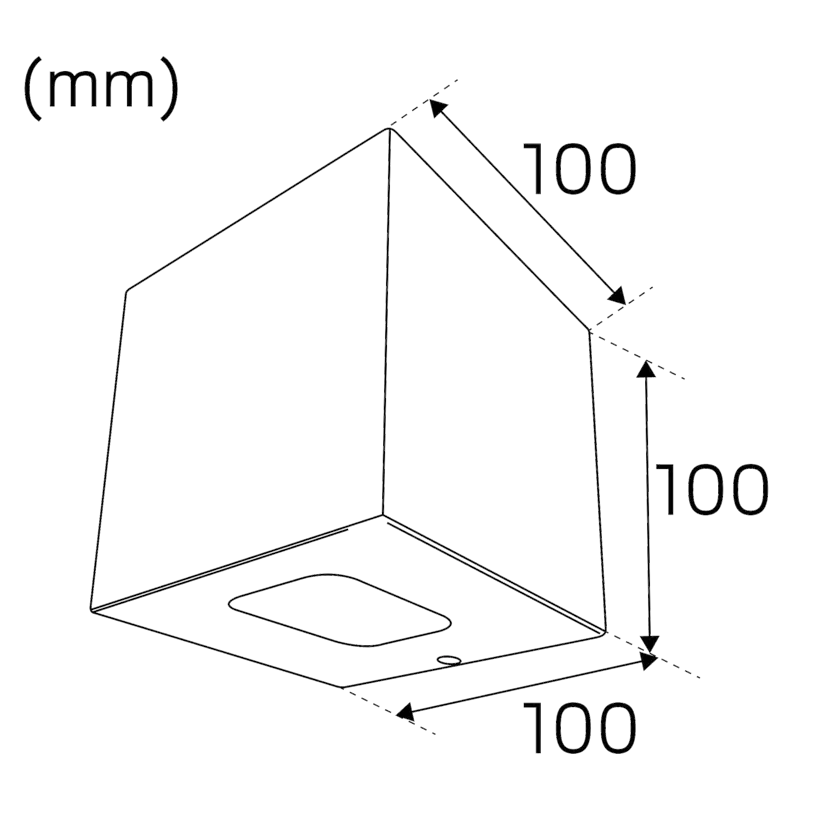 Väggarmatur Hide-a-lite Cube II