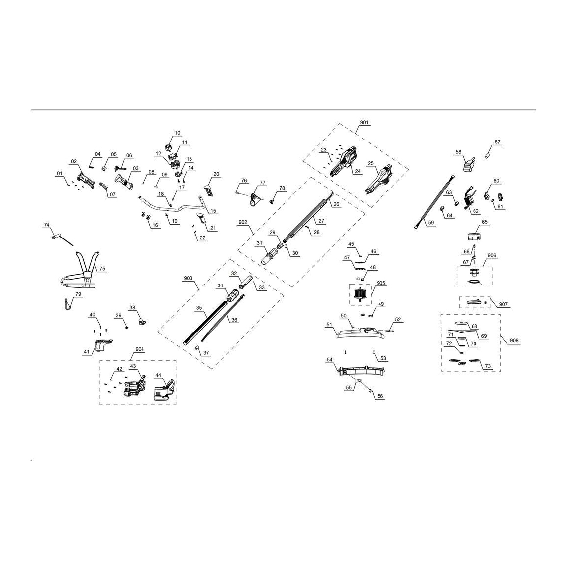 Grästrimmer Einhell AGILLO 2x18V Sladdlös Solo
