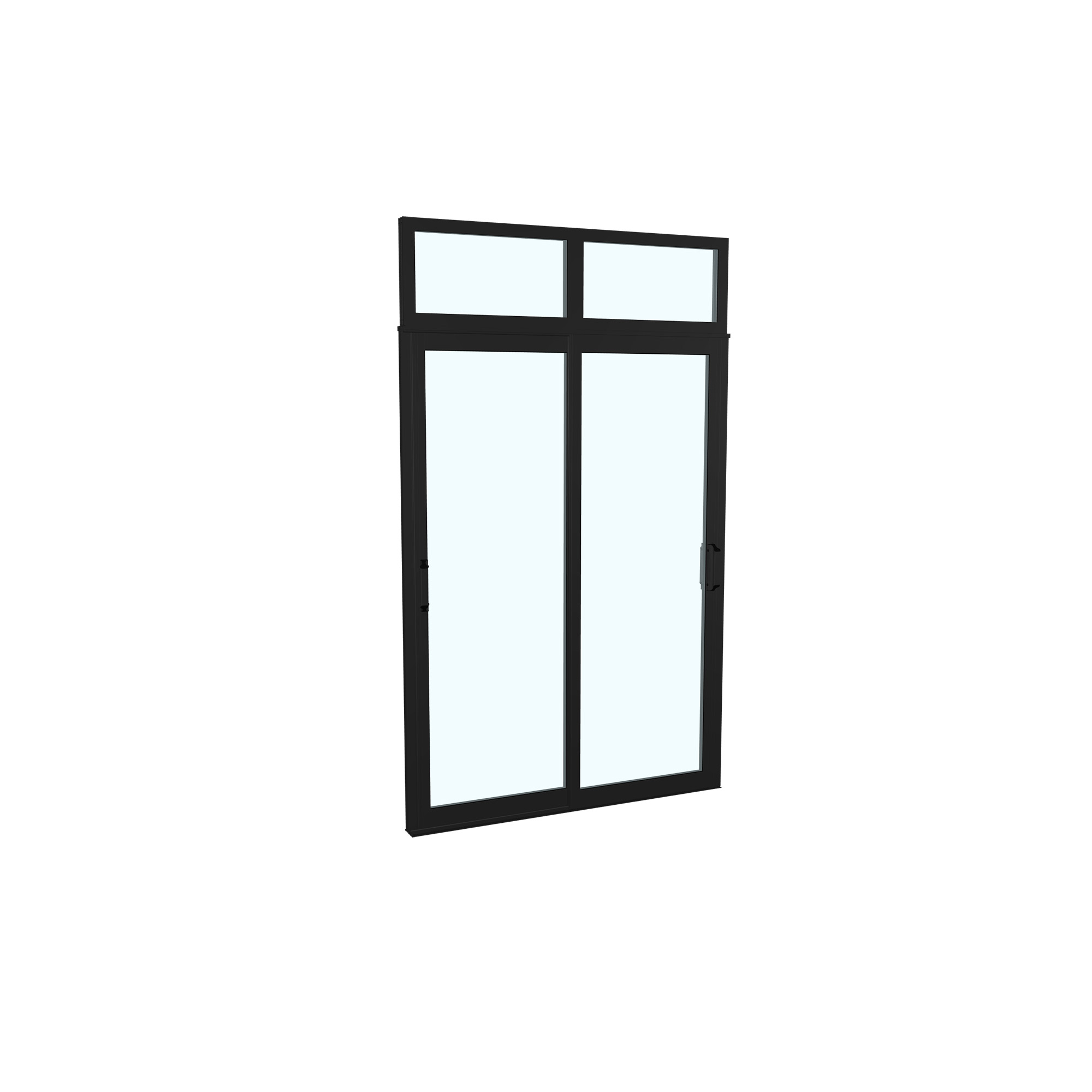 Skjutdörr med Överljus Landskap Robust Året Runt 2-del