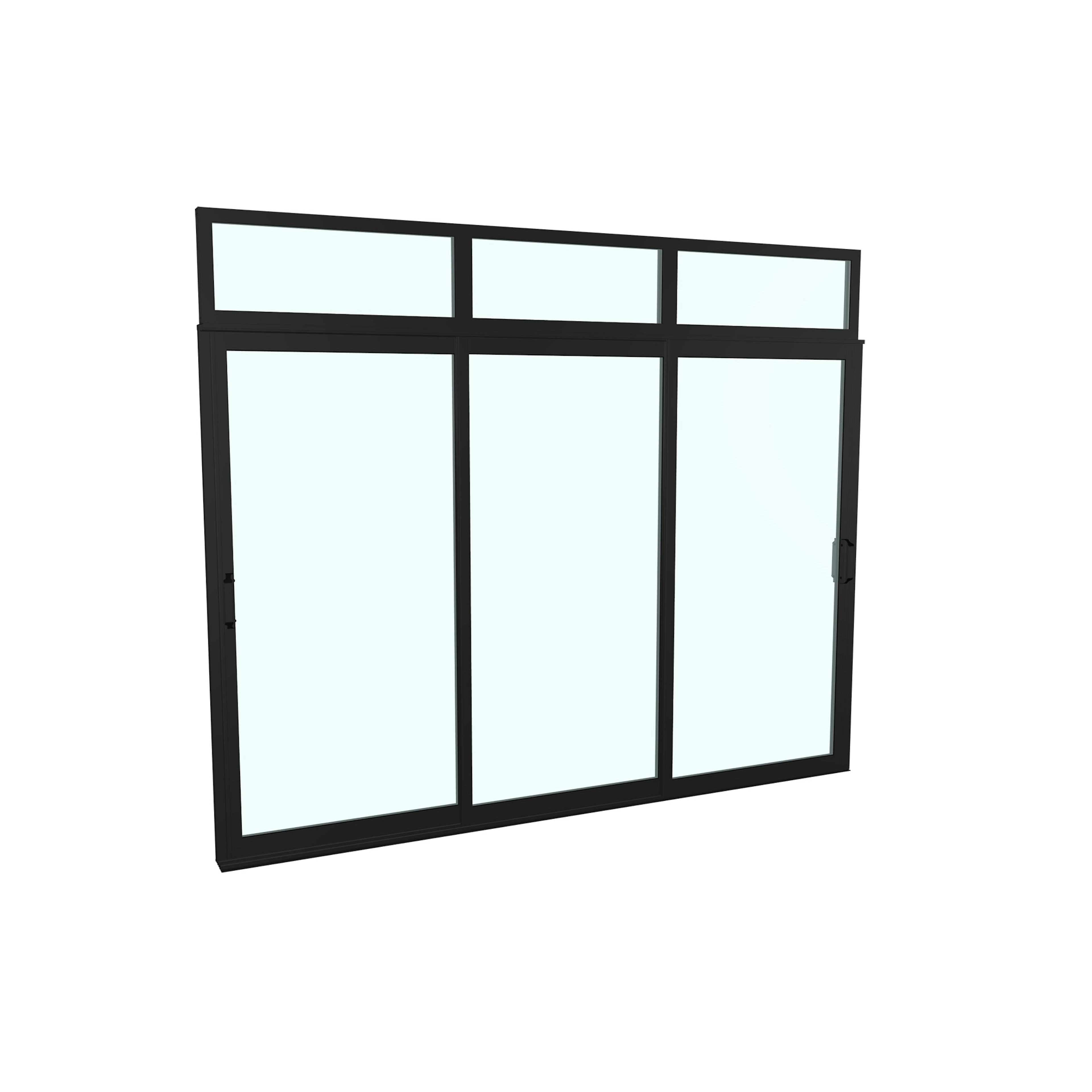 Skjutdörr med Överljus Landskap Robust Året Runt 3-del