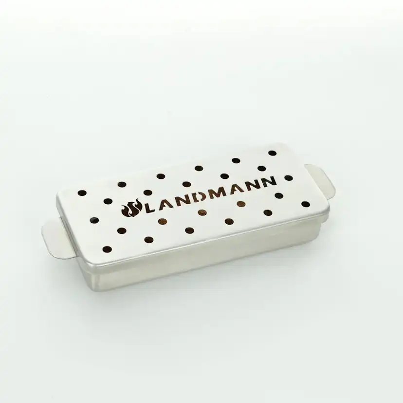 Röklåda Landmann För Gasol- & Kolgrill 13958 i Rostfritt Stål