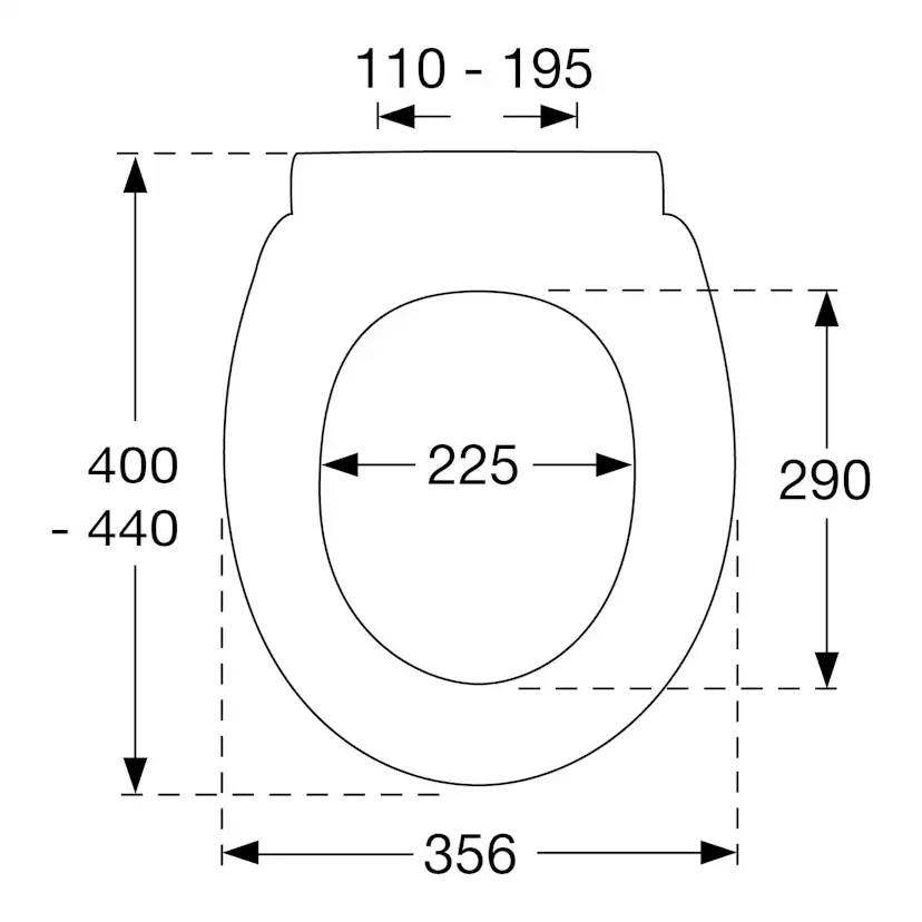 Toalettsits Pressalit for Trevi S796