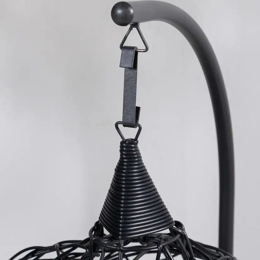 Hängstol Venture Home Lexi Hundkoja Utomhus för Husdjur Svart/Grå