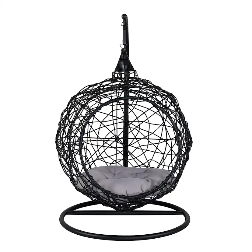 Hängstol Venture Home Lexi Hundkoja Utomhus för Husdjur Svart/Grå