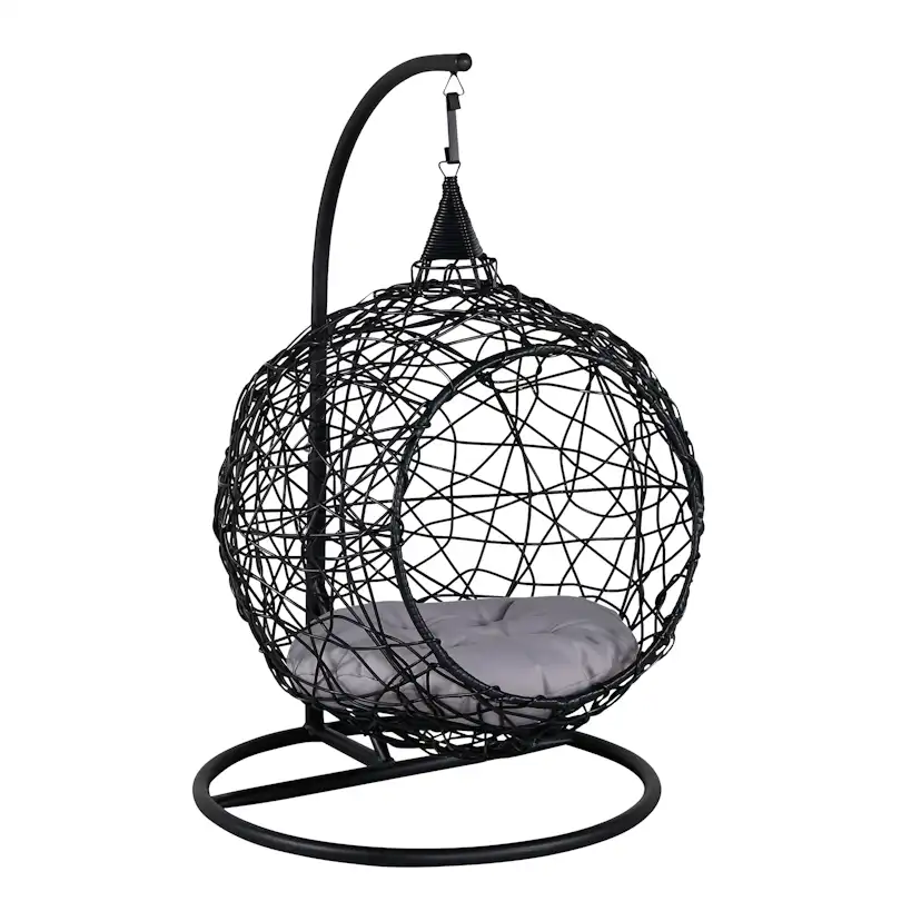 Hängstol Venture Home Lexi Hundkoja Utomhus för Husdjur Svart/Grå