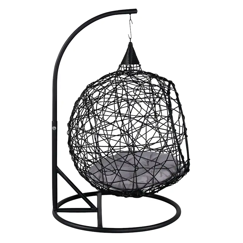 Hängstol Venture Home Lexi Hundkoja Utomhus för Husdjur Svart/Grå