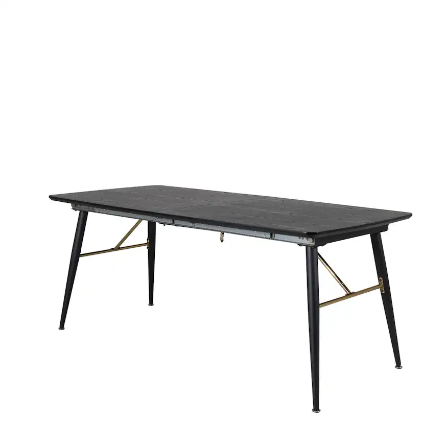 Matbord Venture Home Gold med Iläggsskiva