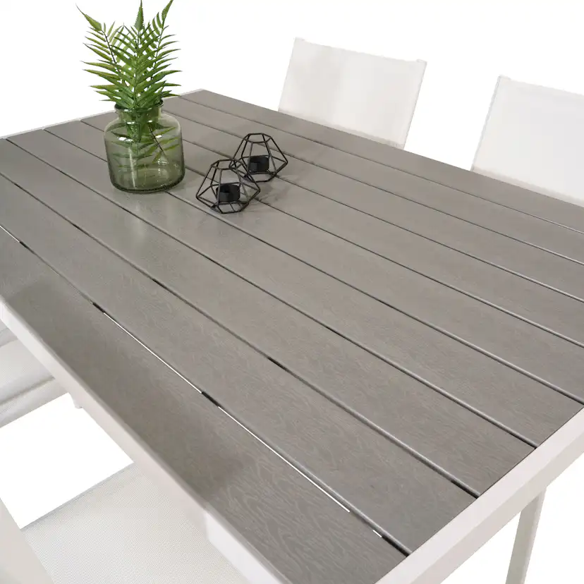 Matgrupp Utomhus Venture Home Bront 150 med 4 Siri Trädgårdsstolar