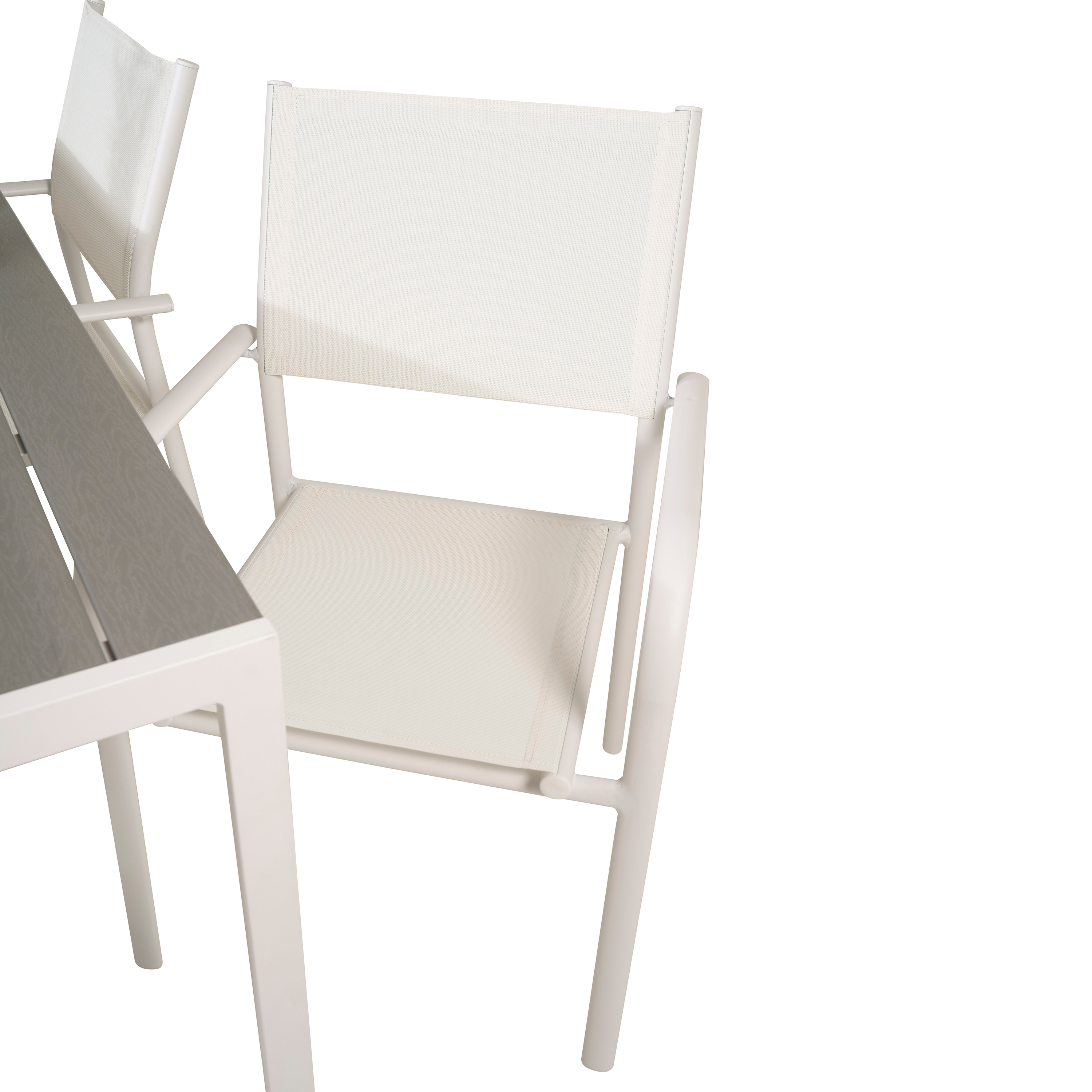 Matgrupp Utomhus Venture Home Bront 150 med 4 Siri Trädgårdsstolar