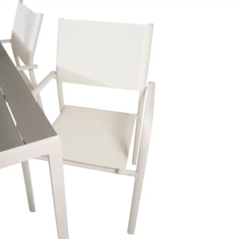 Matgrupp Utomhus Venture Home Bront 150 med 4 Siri Trädgårdsstolar