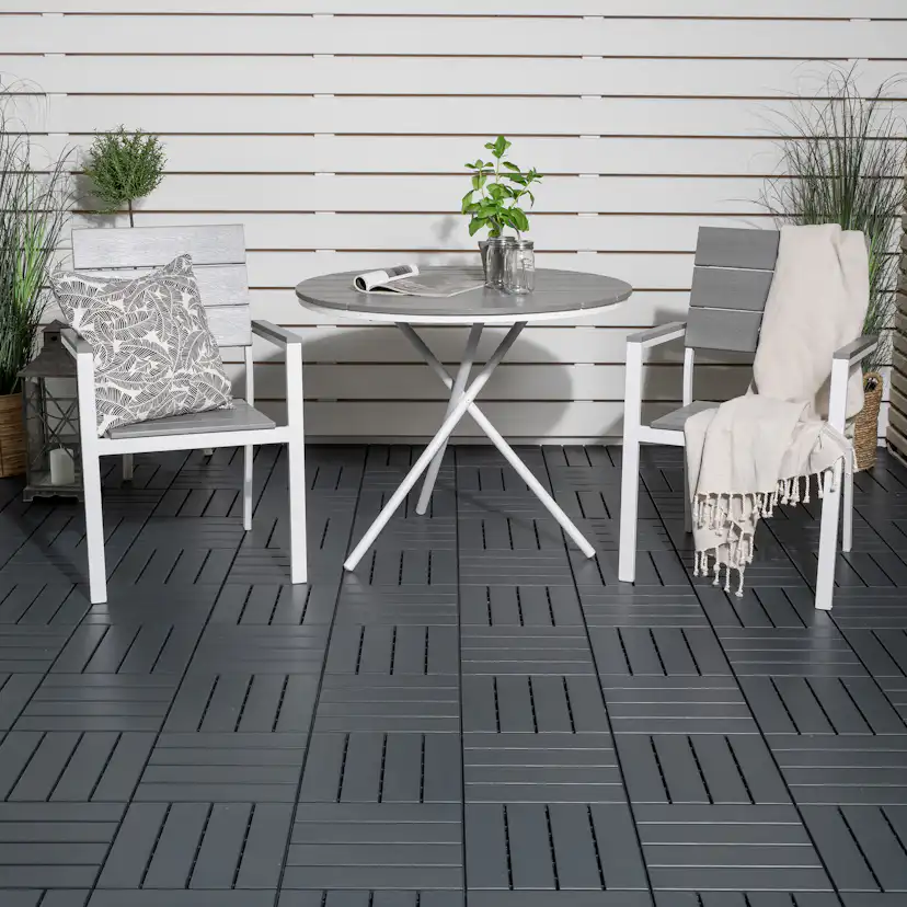 Cafégrupp Venture Home Pincy Ø 90 med 2 Lova Trädgårdsstolar Utomhus