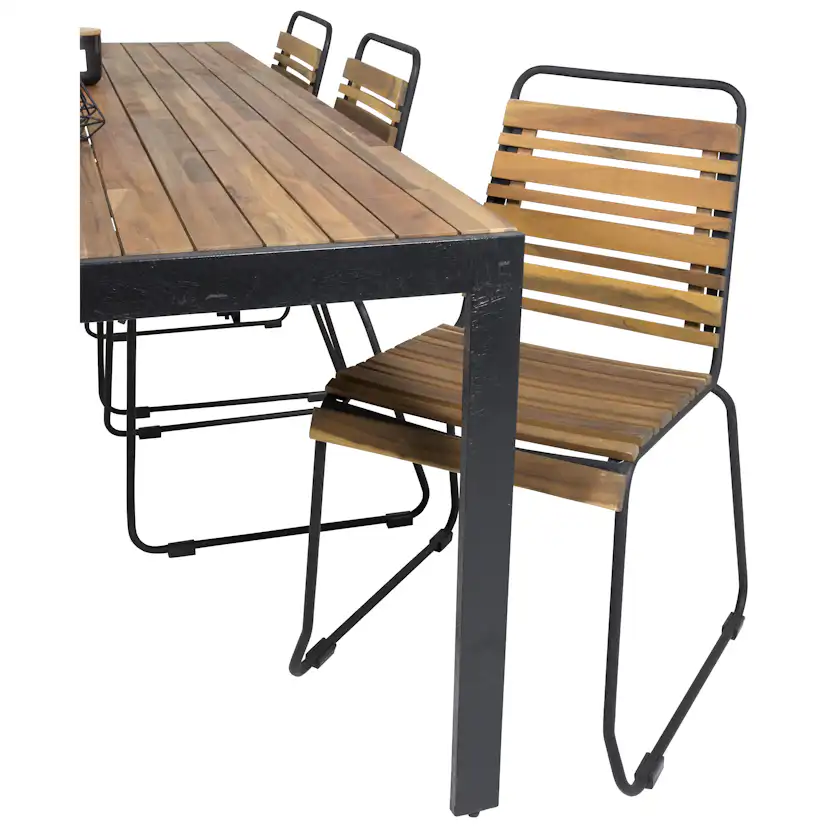 Matgrupp Utomhus Venture Home Berfin med 6 Trädgårdsstolar