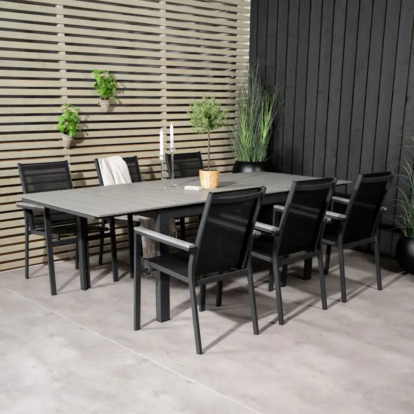 Matgrupp Venture Home Lova 160/240 med 6 Pincy Stolar