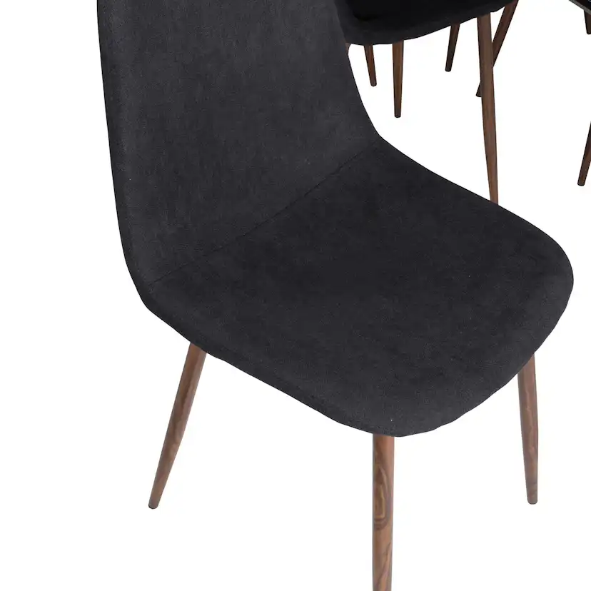 Matgrupp Venture Home Guld med 6 Pobbie Stolar Polyestertyg