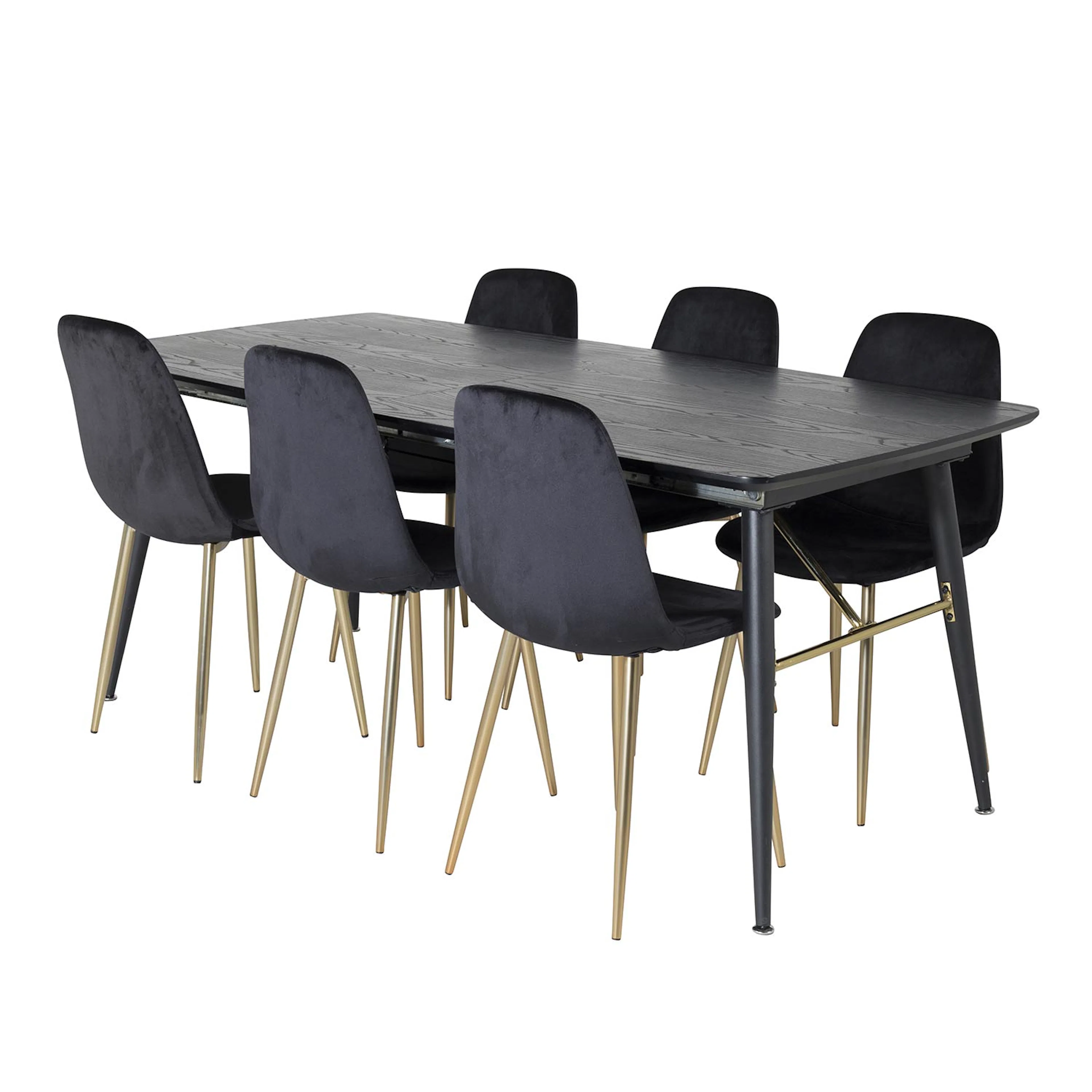 Matgrupp Venture Home Gold med 6 Polar Stolar