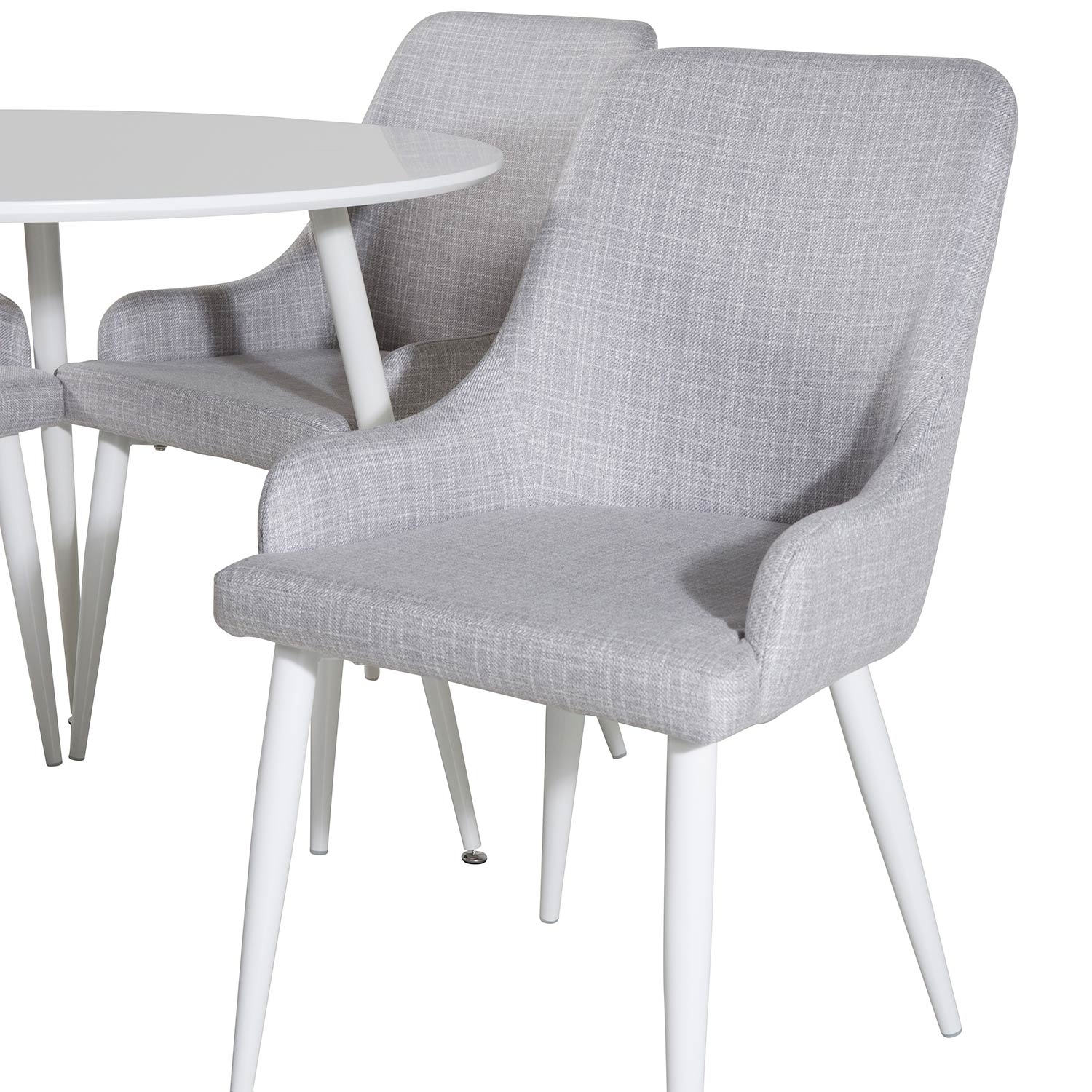 Matgrupp Venture Home Plake med 4 Plake Stolar Runt