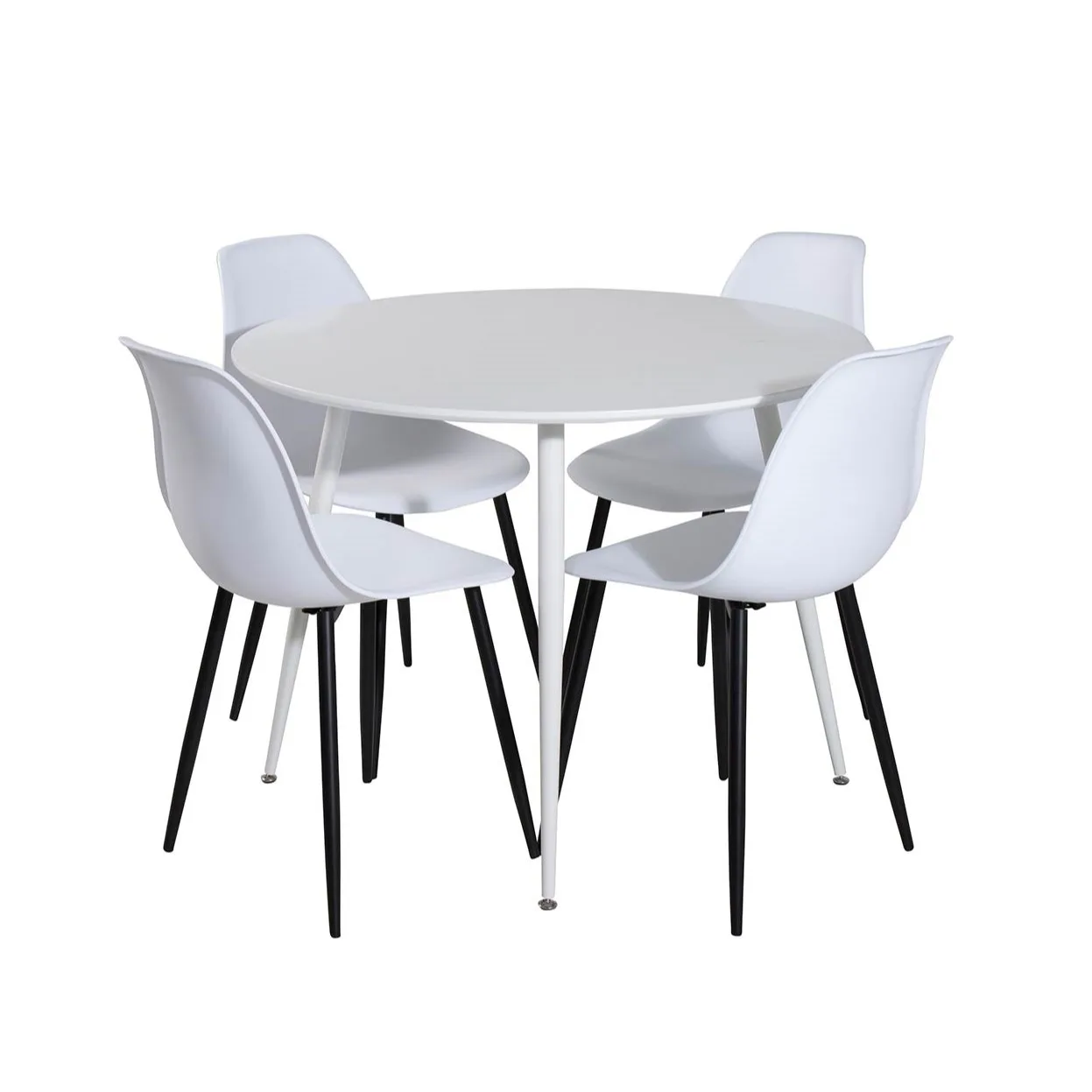 Matgrupp Venture Home Plake med 4 Pop Stolar Runt