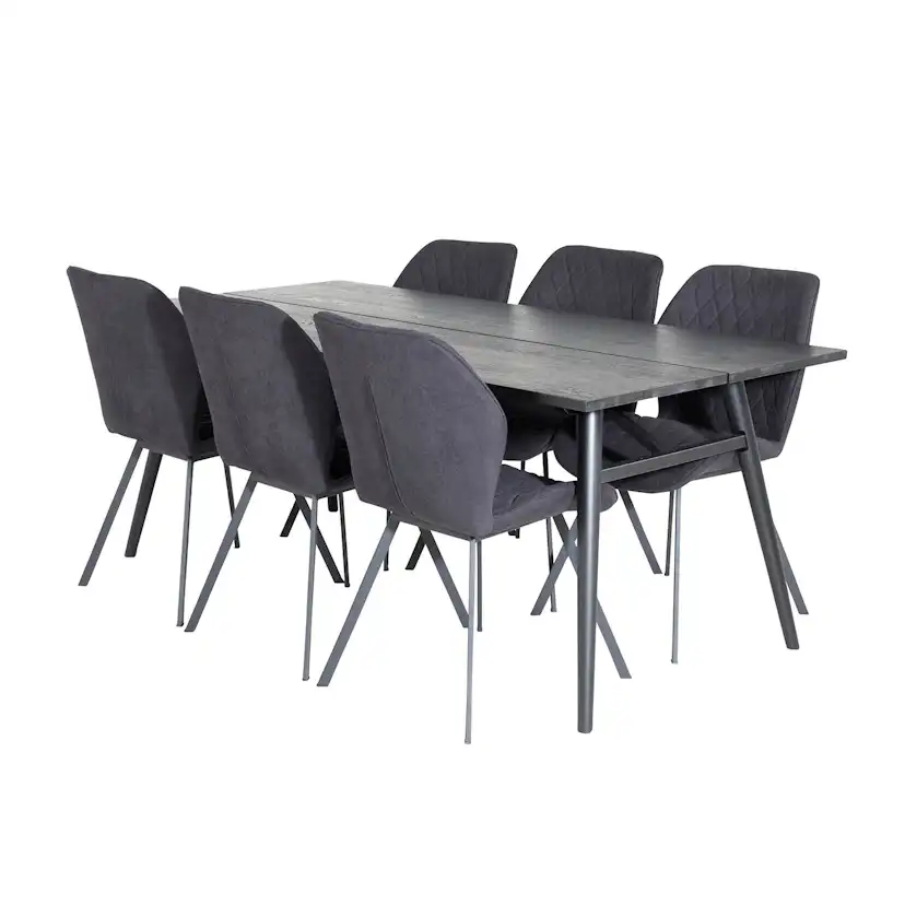 Matgrupp Venture Home Salt med 6 Geneva Stolar