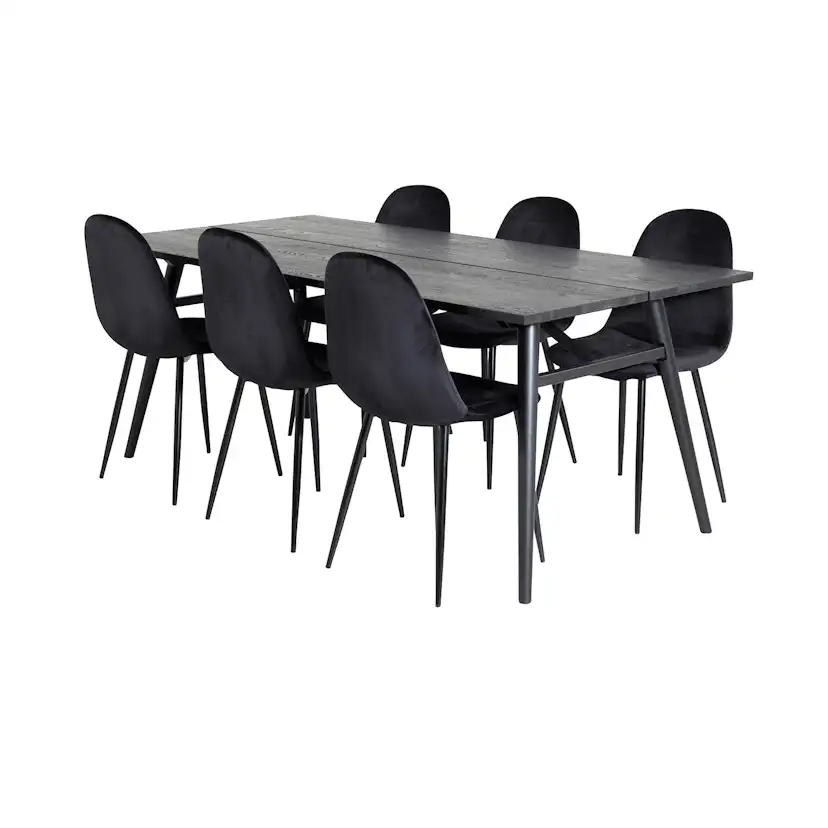 Matgrupp Venture Home Salt med 6 Pobbie Stolar