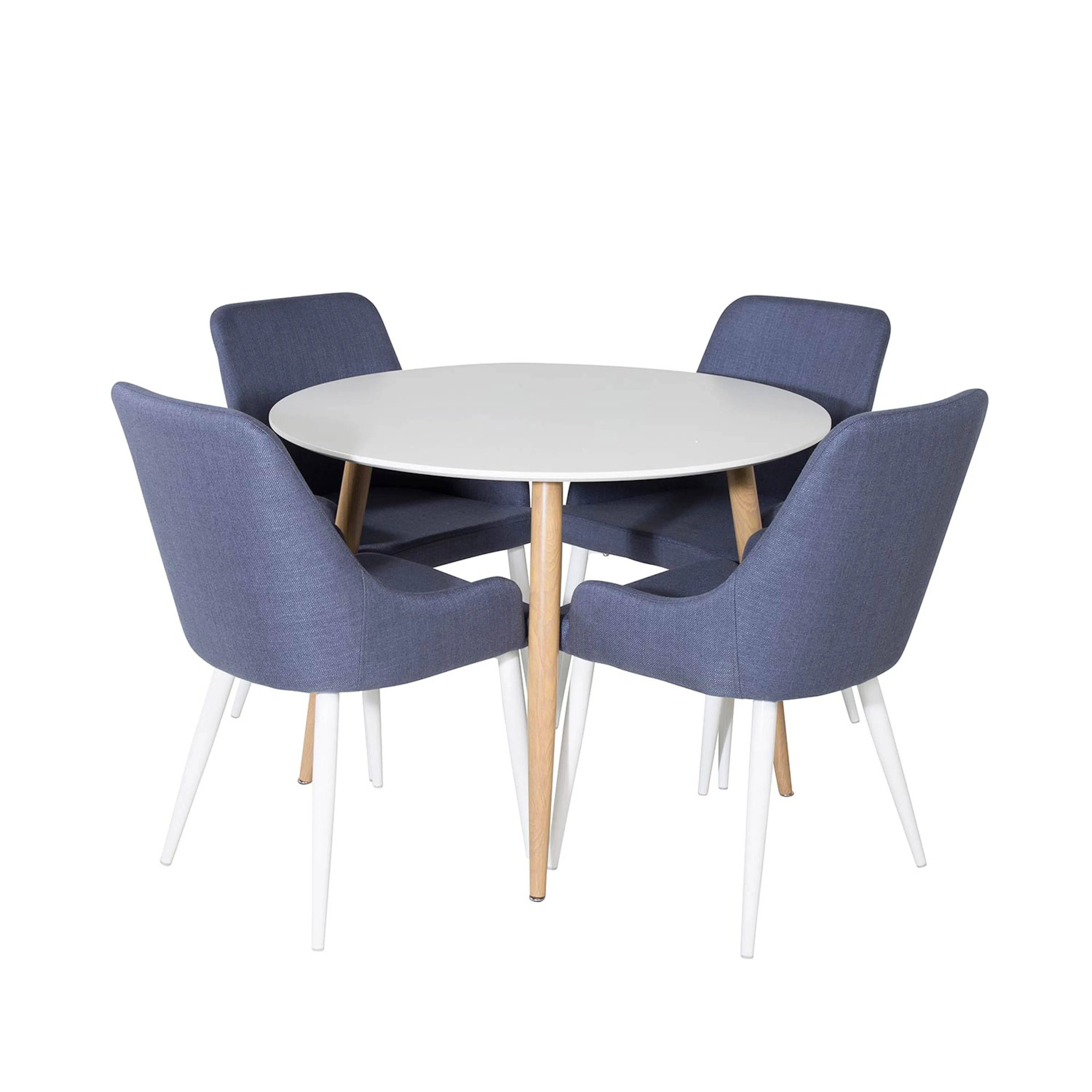 Matgrupp Venture Home Plake med 4 Plake Stolar Runt