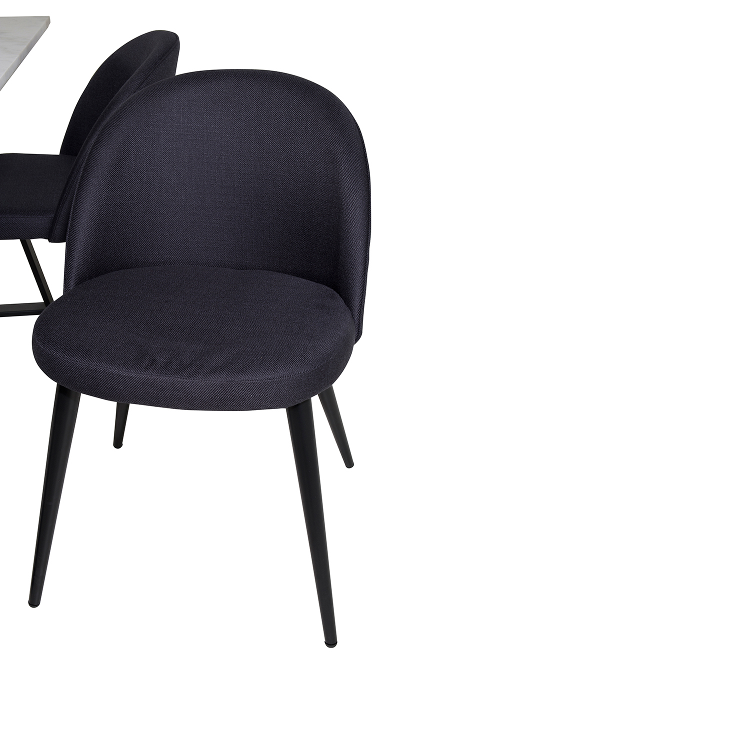 Matgrupp Venture Home Estelle 140 med 4 Valentina Stolar PolyEstelletyg