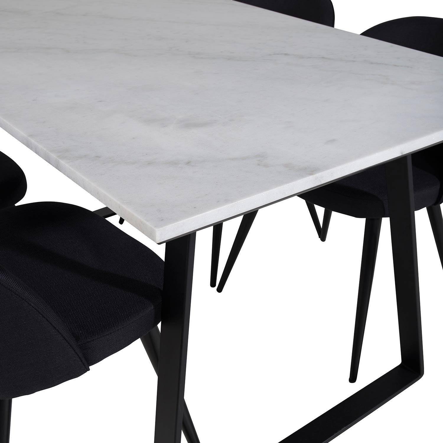 Matgrupp Venture Home Estelle 140 med 4 Valentina Stolar PolyEstelletyg