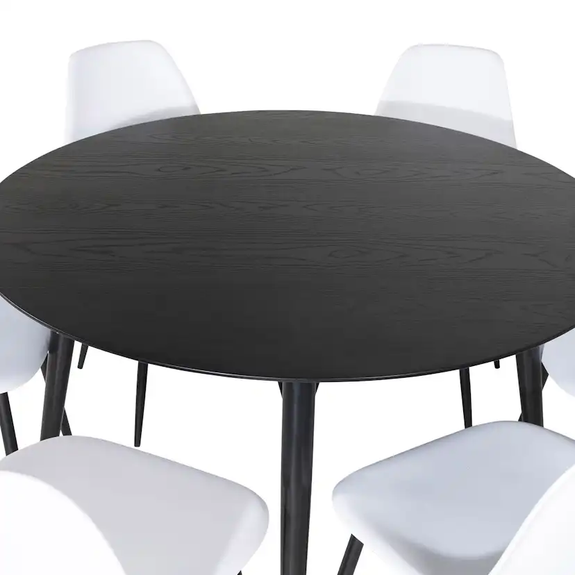 Matgrupp Venture Home Dipp Ø115 cm med 6 Polar Plast Stolar