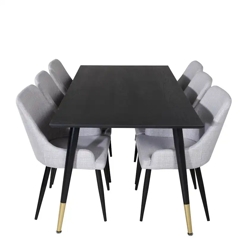 Matgrupp Venture Home Dipp med 6 Plaza Stolar