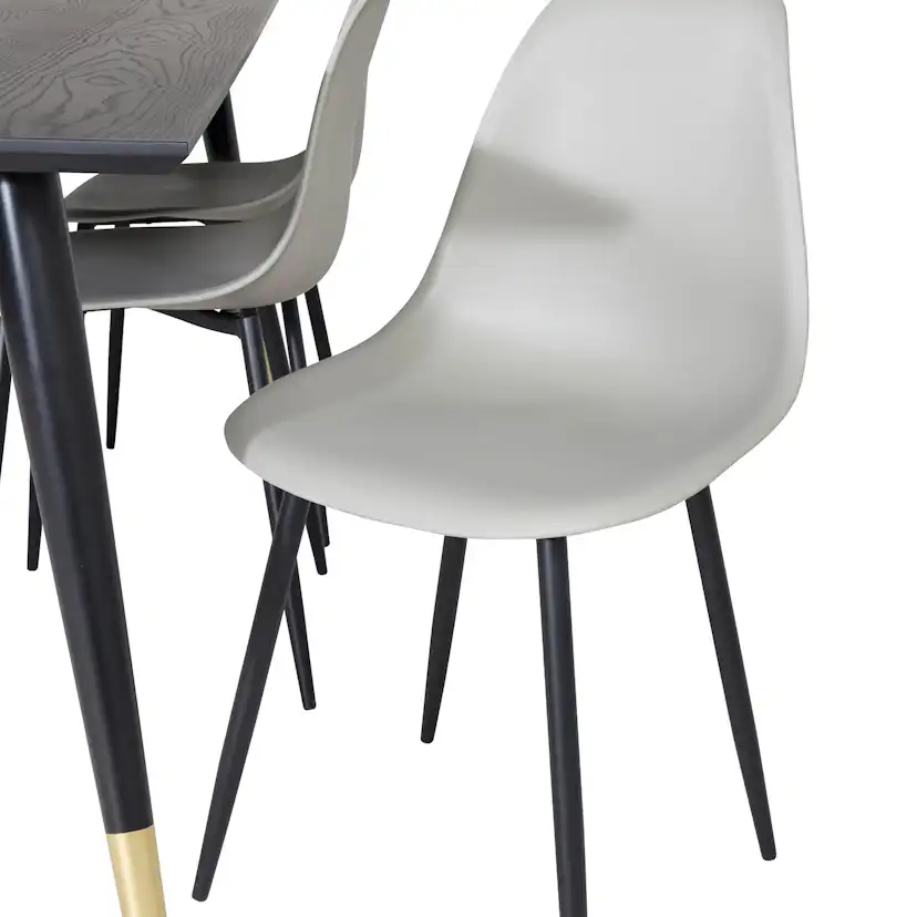 Matgrupp Venture Home Dipp med 6 Polar Plast Stolar