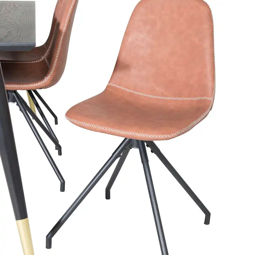 Matgrupp Venture Home Dipp med 6 Polar Snurr Stolar