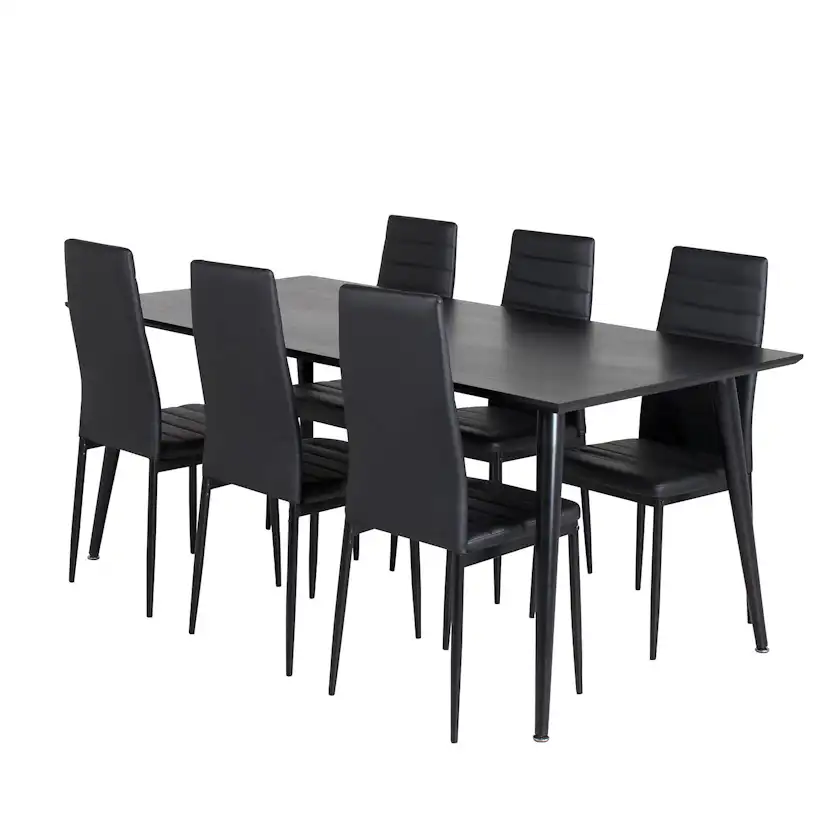 Matgrupp Venture Home Dipp med 6 Slim Stolar