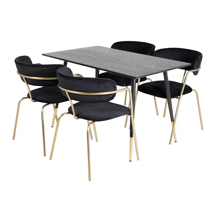 Matgrupp Venture Home Dipp med 4 Arrow Stolar