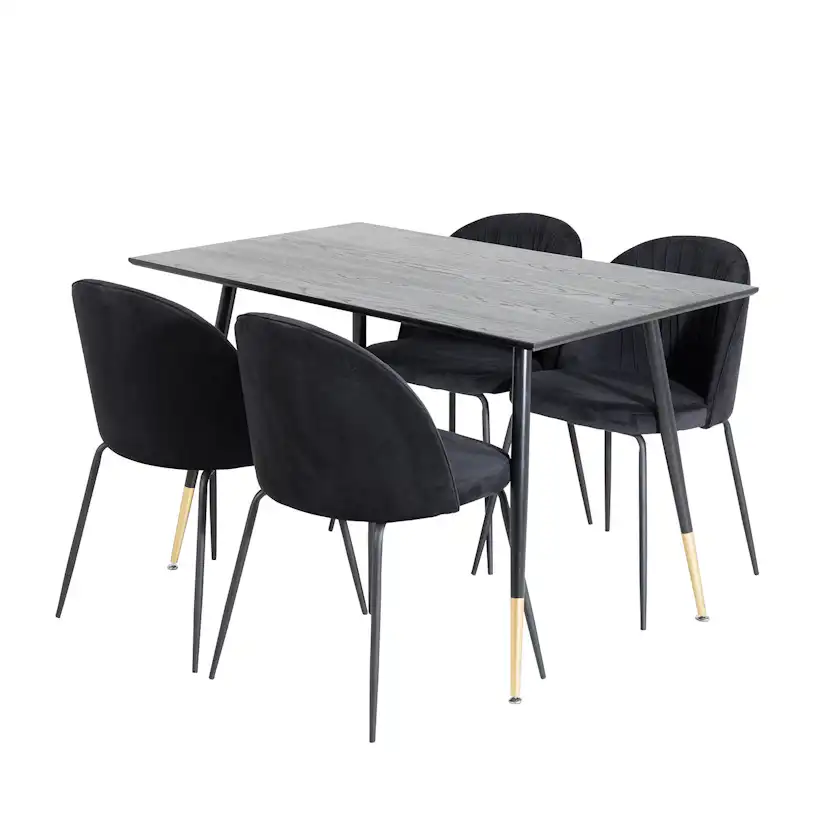 Matgrupp Venture Home Dipp med 4 Wrinkles Stolar