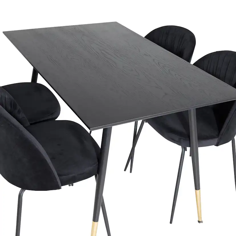 Matgrupp Venture Home Dipp med 4 Wrinkles Stolar