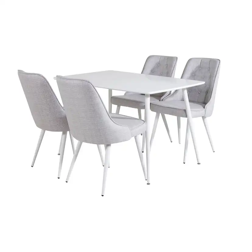 Matgrupp Venture Home Pobbie med 4 Vera Stolar Polyestertyg