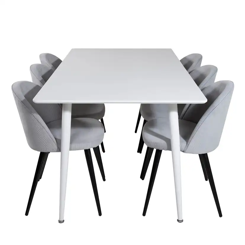 Matgrupp Venture Home Pobbie med 6 Valentina Stolar Manchester