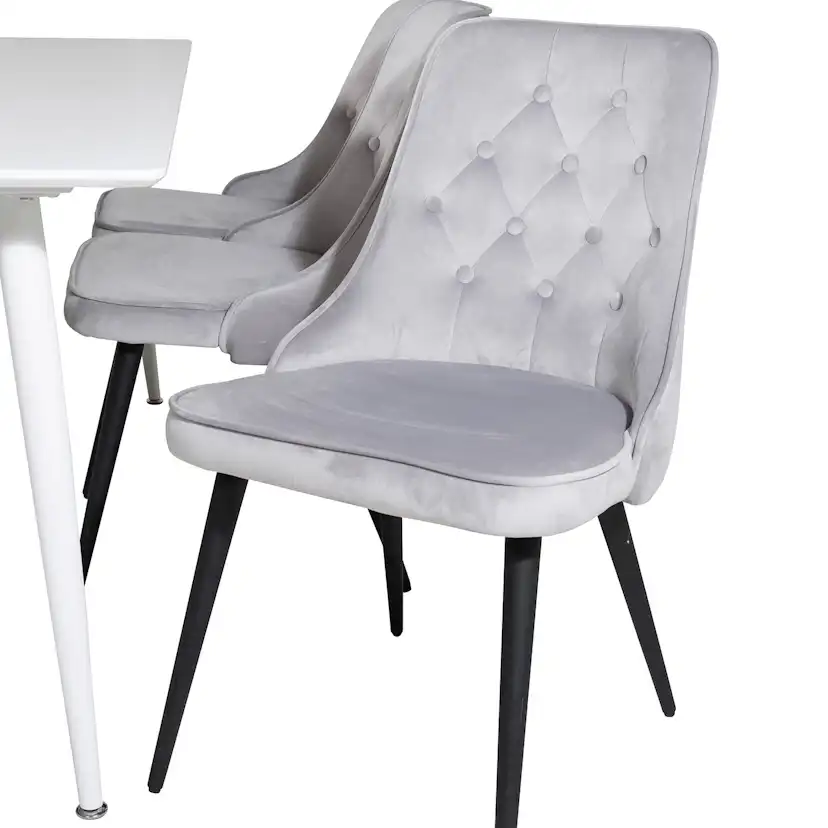 Matgrupp Venture Home Pobbie med 6 Vera Stolar